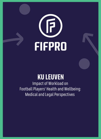 FIFPRO Cover Report Green Frame Ku Leuven